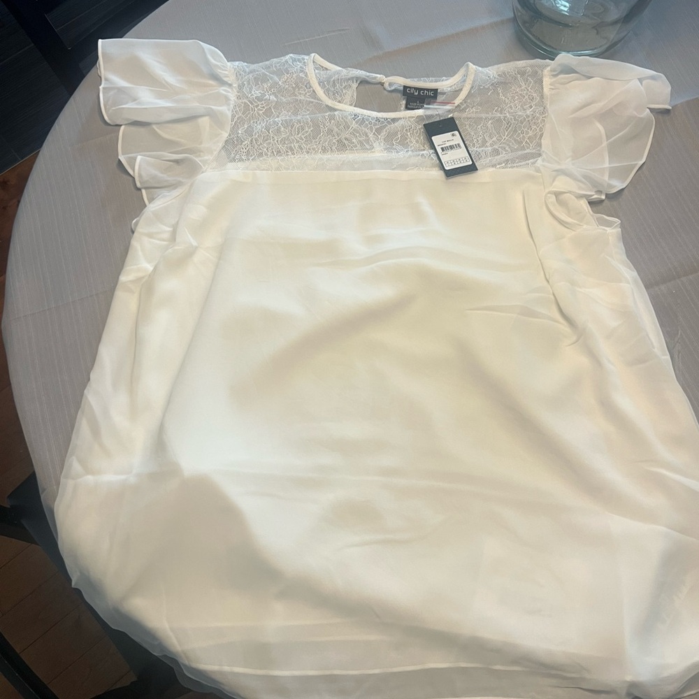 MALIA TOP IVORY LARGE